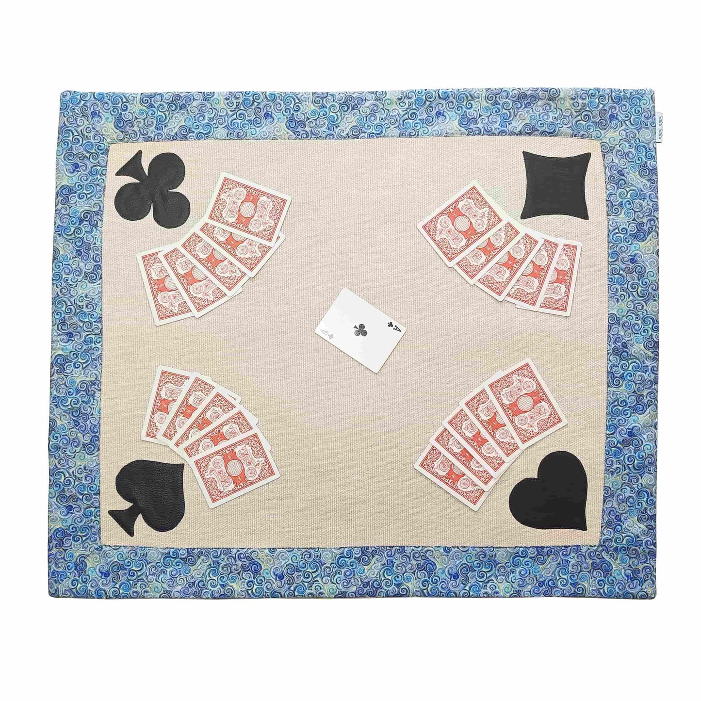 Tapis Saju Bleu Arabesque