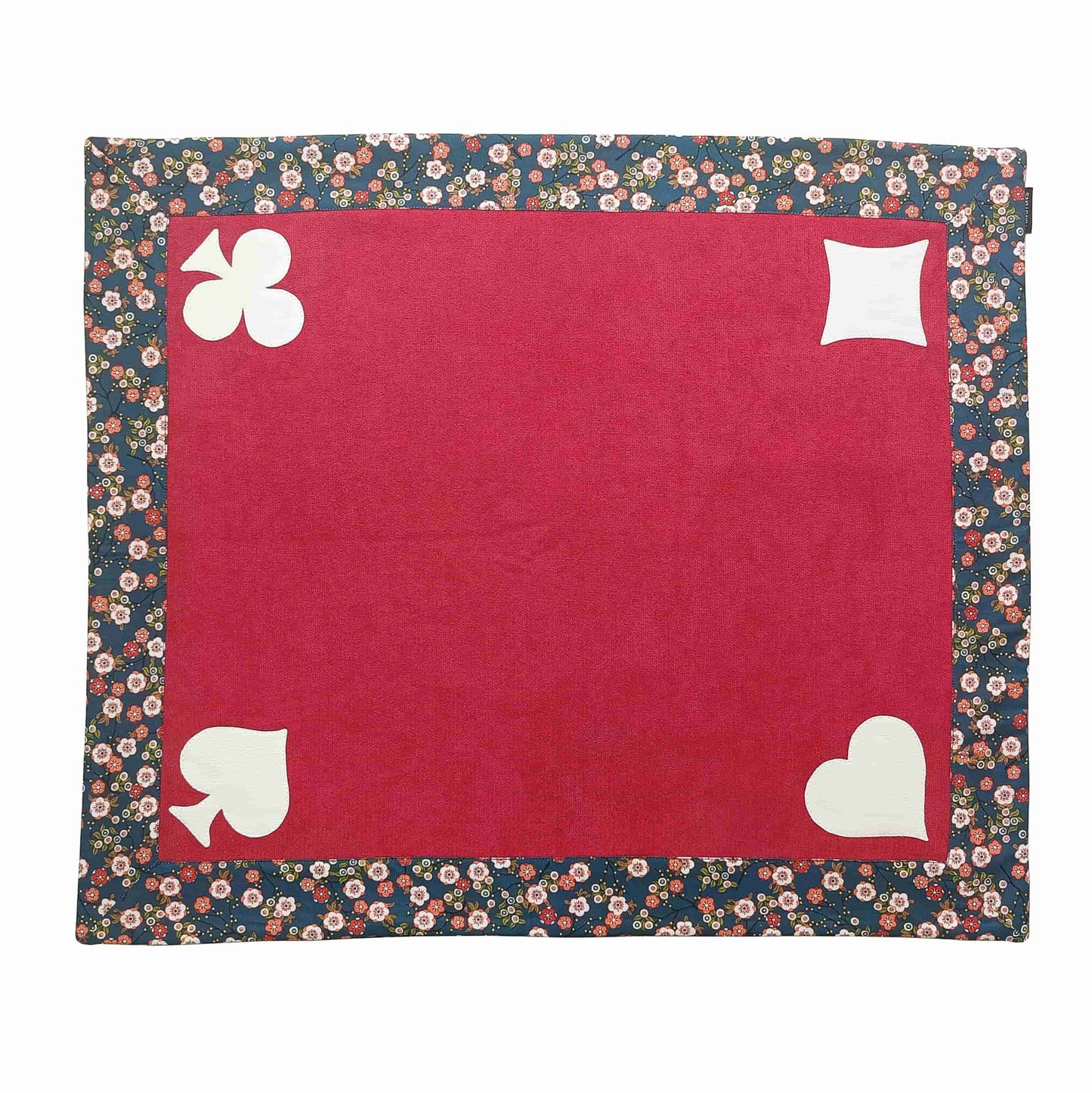 Tapis Saju Rouge Fleuri