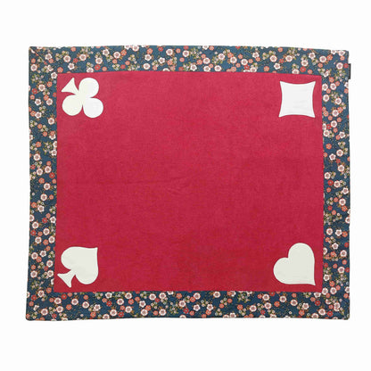 Tapis Saju Rouge Fleuri