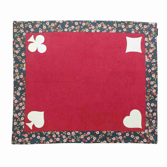 Tapis Saju Rouge Fleuri