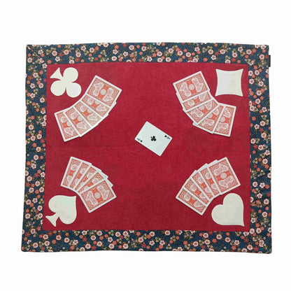 Tapis Saju Rouge Fleuri