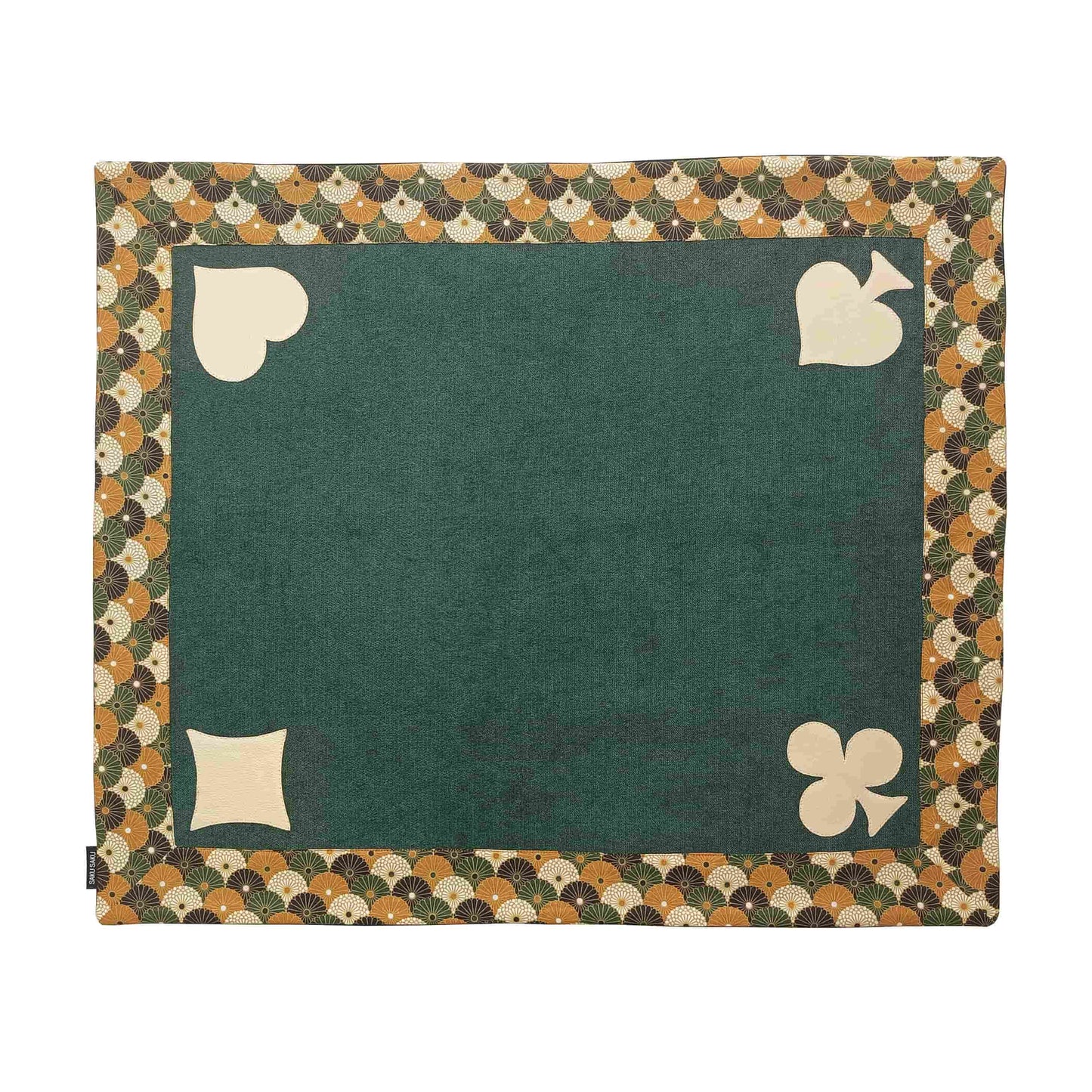 Tapis Saju Vert Fleurs Automne