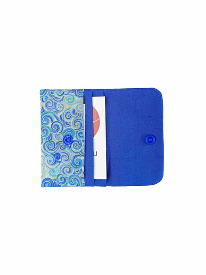 Porte-cartes Arabesques Bleu