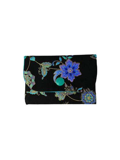 Porte-cartes Blue Floralia