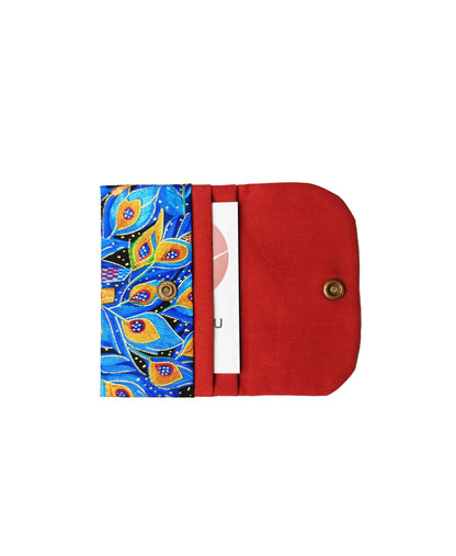 Porte-cartes Paon Doré