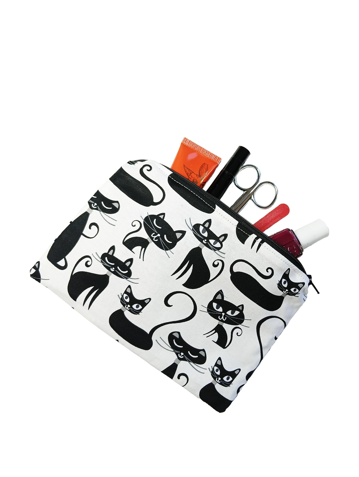 Grande pochette Chats Noirs