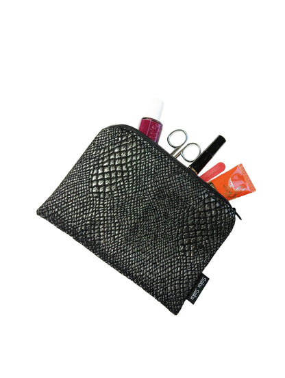 Grande pochette Noir Argente