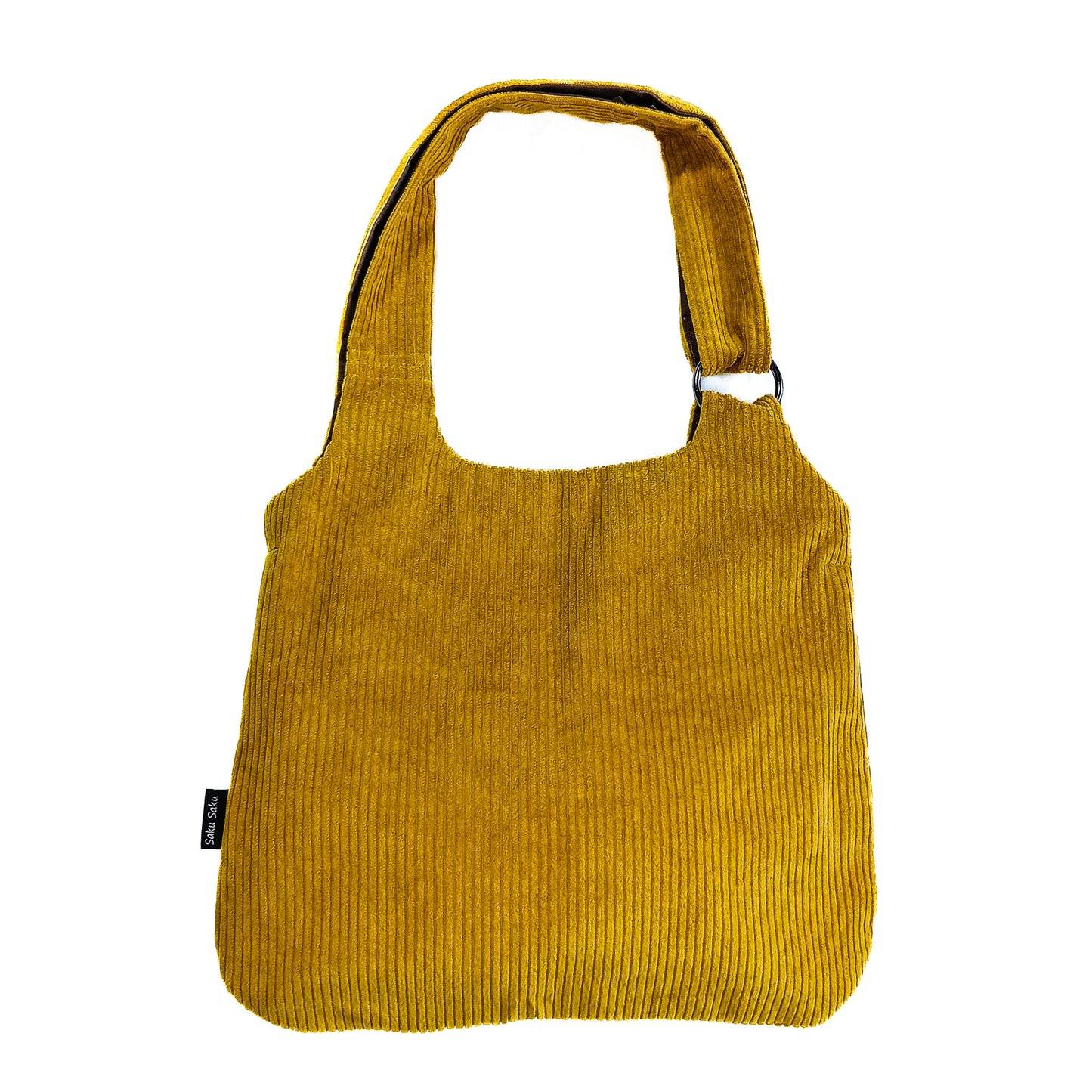 Sac à mainVelours Côtelé Safran