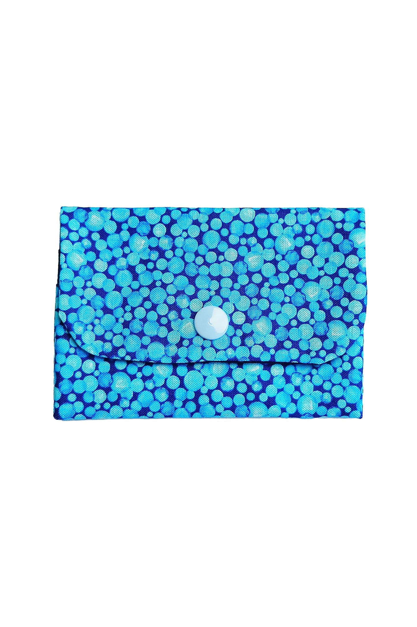 Porte-cartes Blue Bubbles
