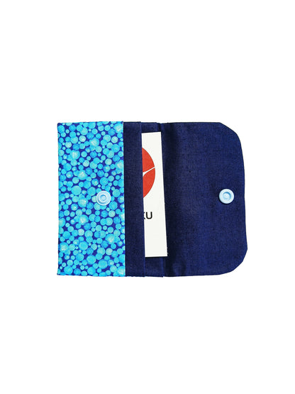 Porte-cartes Blue Bubbles