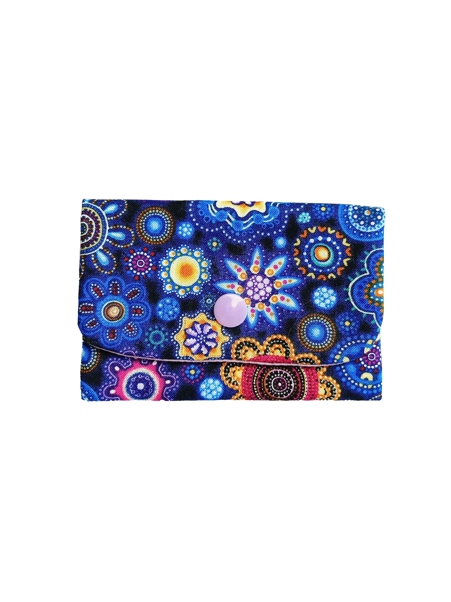 Porte-cartes Fleurs Aborigènes - Rose