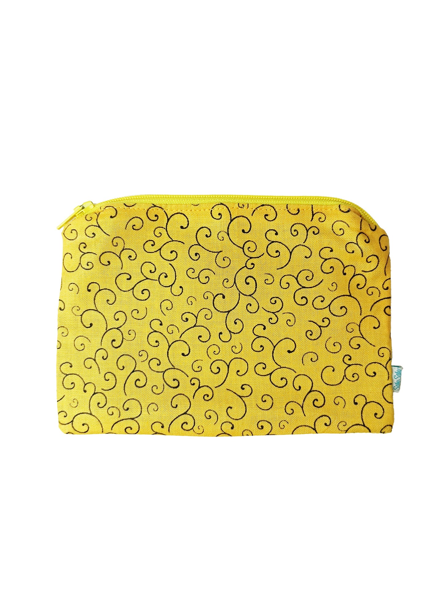 Petite Pochette Volutes Jaune