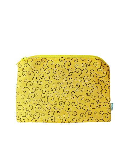 Petite Pochette Volutes Jaune