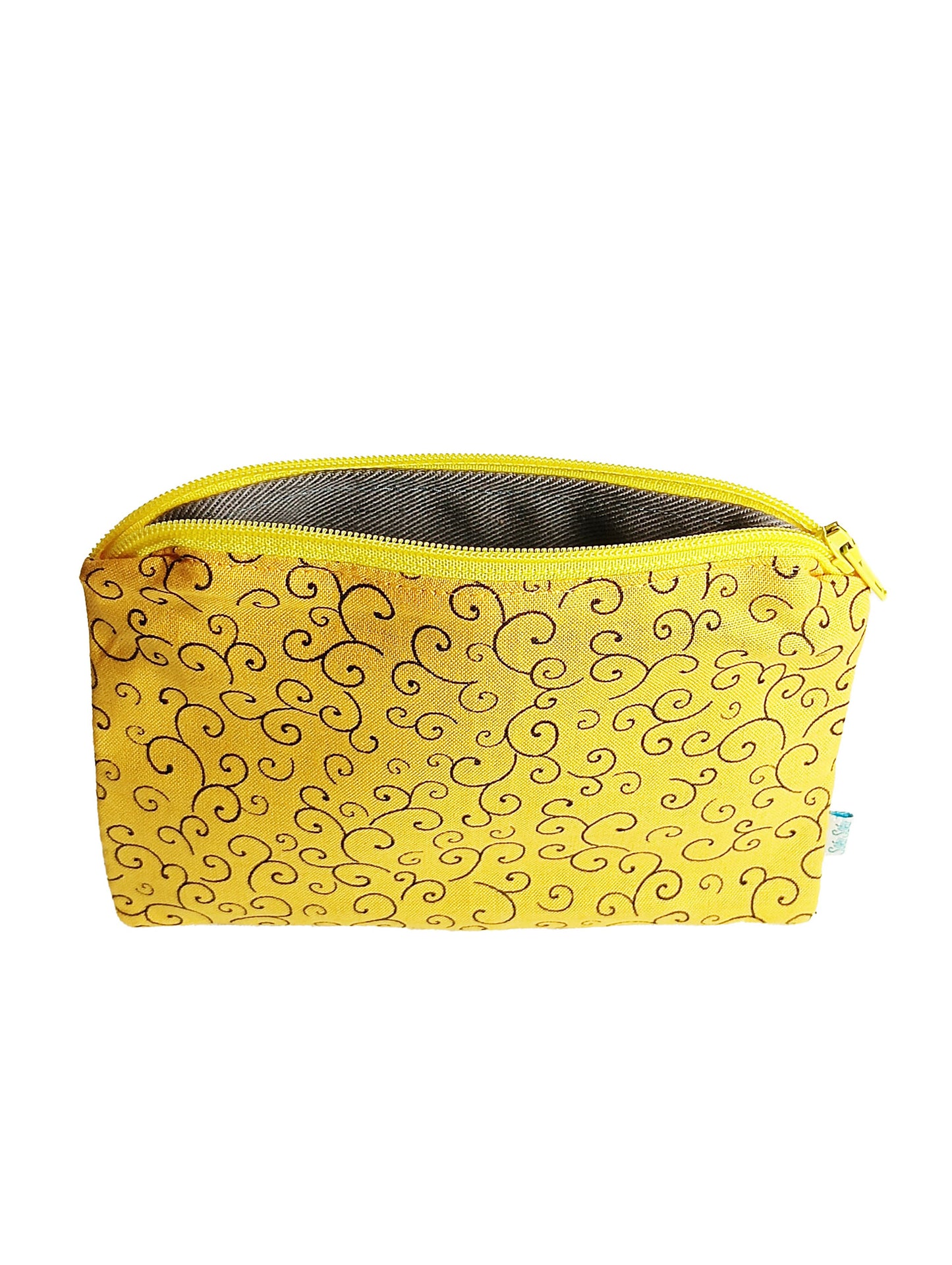 Petite Pochette Volutes Jaune