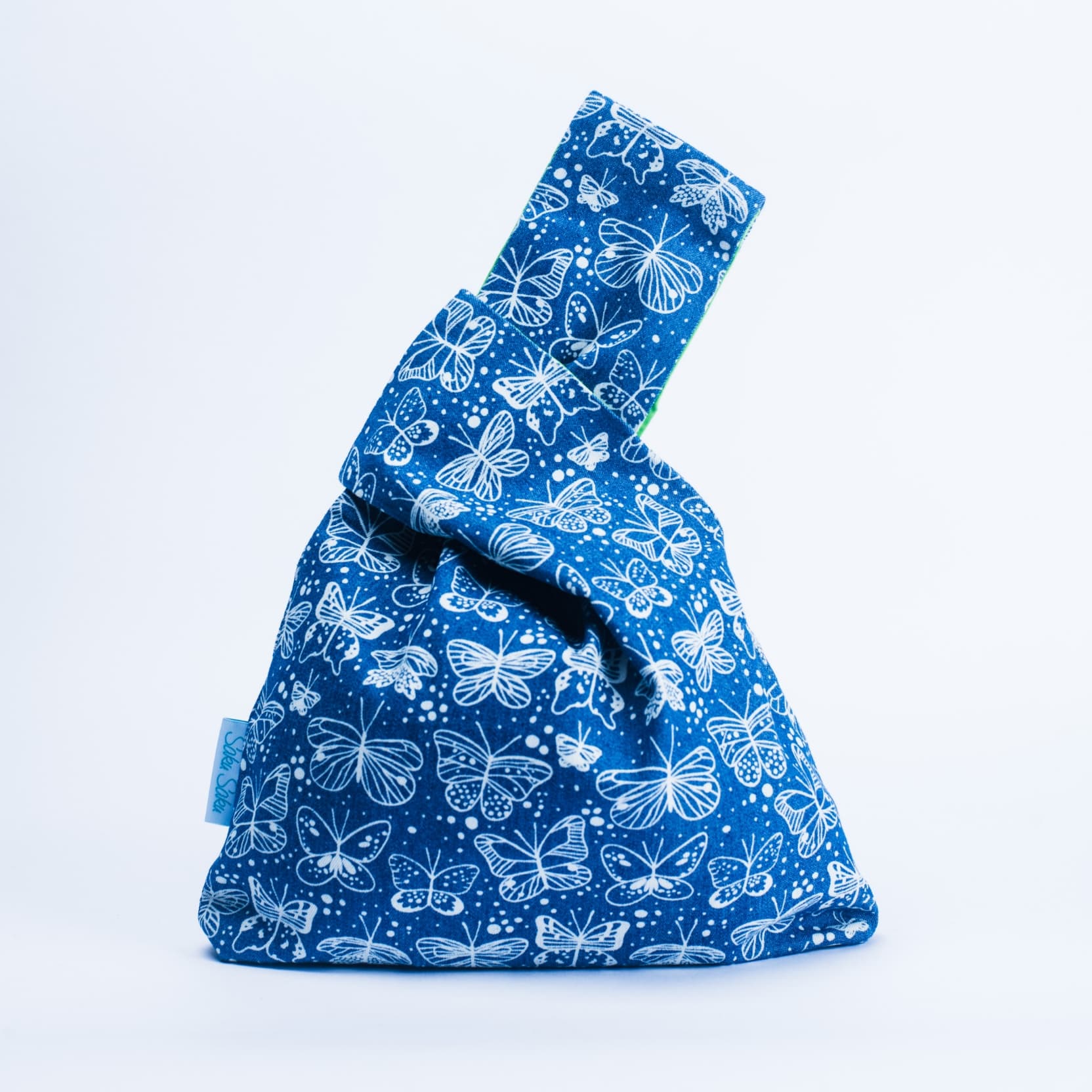 Réversible Jean Papillons et Vert Pomme