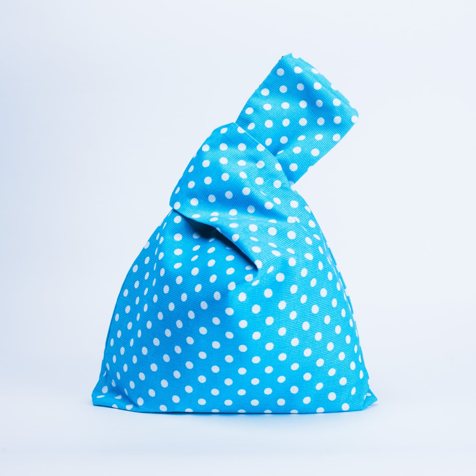 Réversible Mexico et Bleu Turquoise à Pois Blancs
