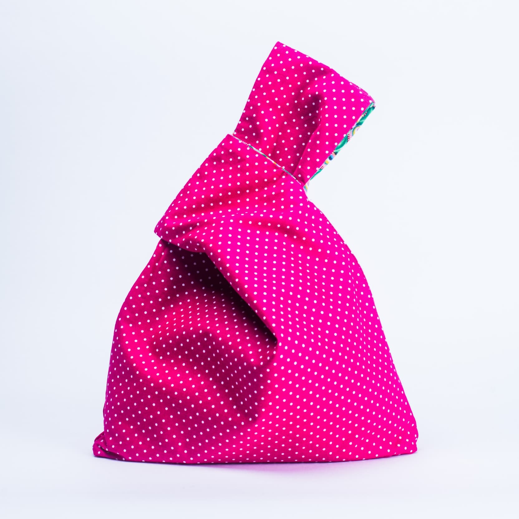 Réversible Plumes de Paon et Rose Plumetis Eclatant