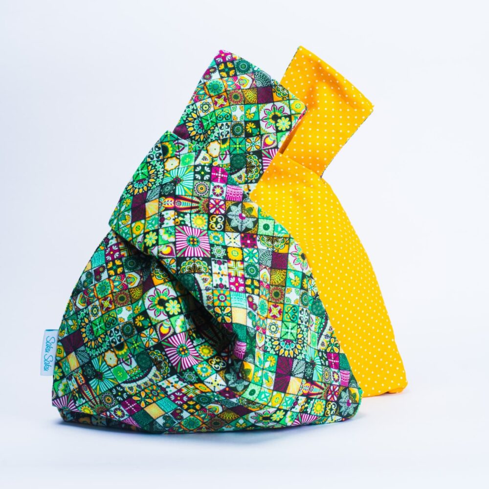 Réversible Azuléros Jaune Plumetis – Image 2
