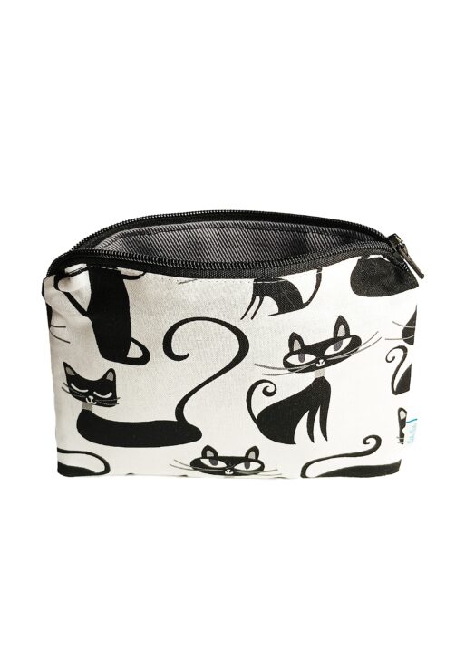 Petite Pochette Chats Noirs