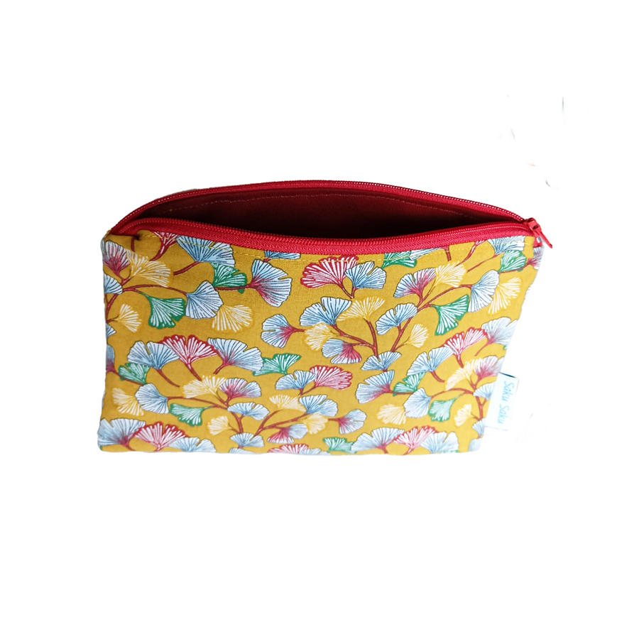 Grande Pochette Ginkgo Jaune
