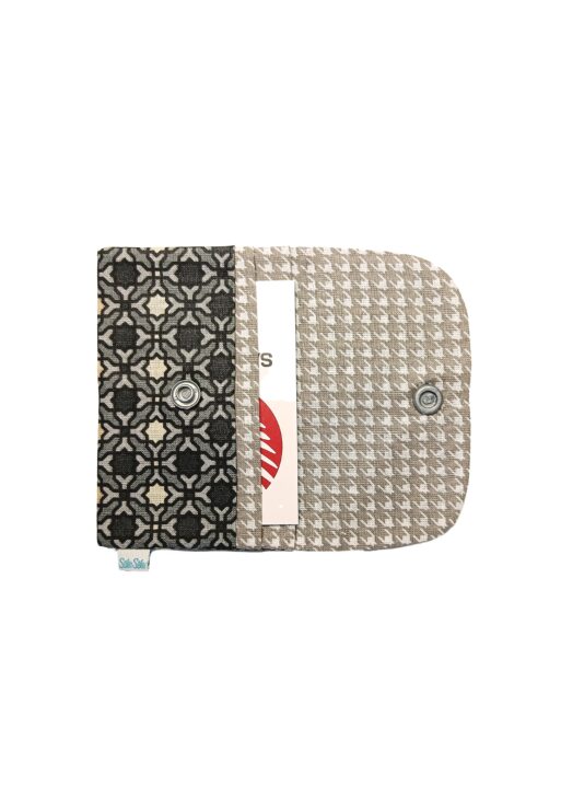 Porte Cartes Mosaïque Marron