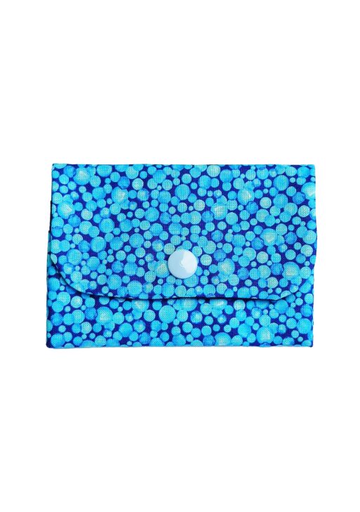 Porte Cartes Blue Bubbles