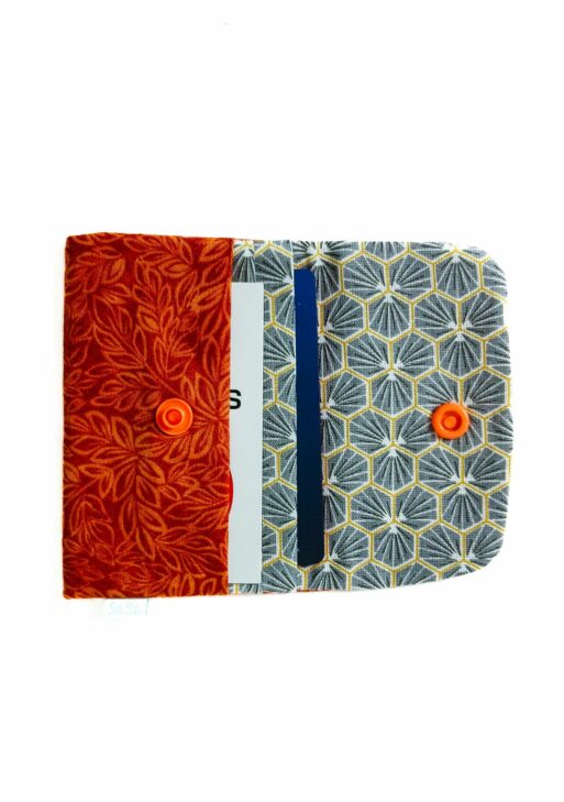 Porte Cartes Feuillage d'automne (triad gris)