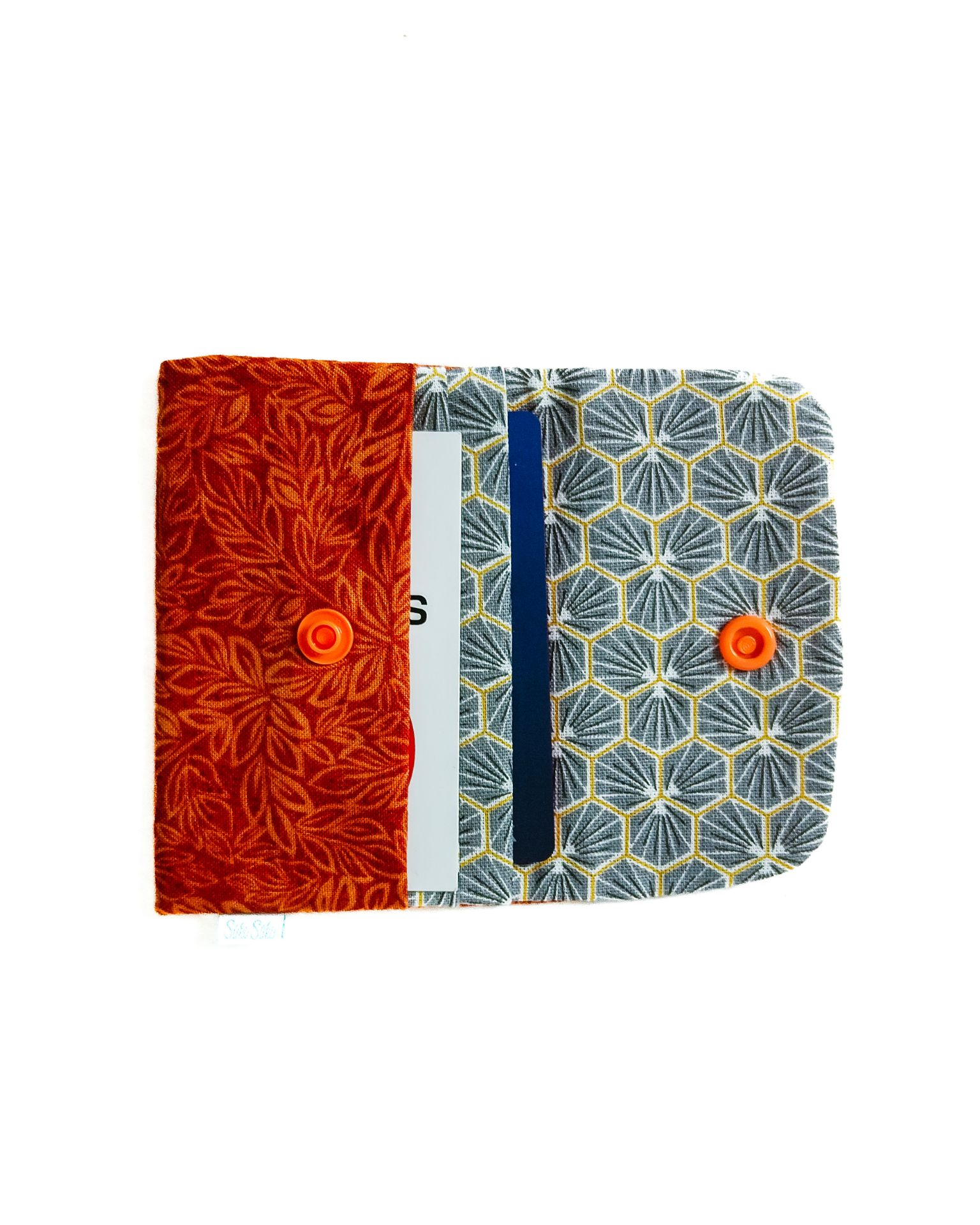 Porte Cartes Feuillage d'automne (triad gris) – Image 1