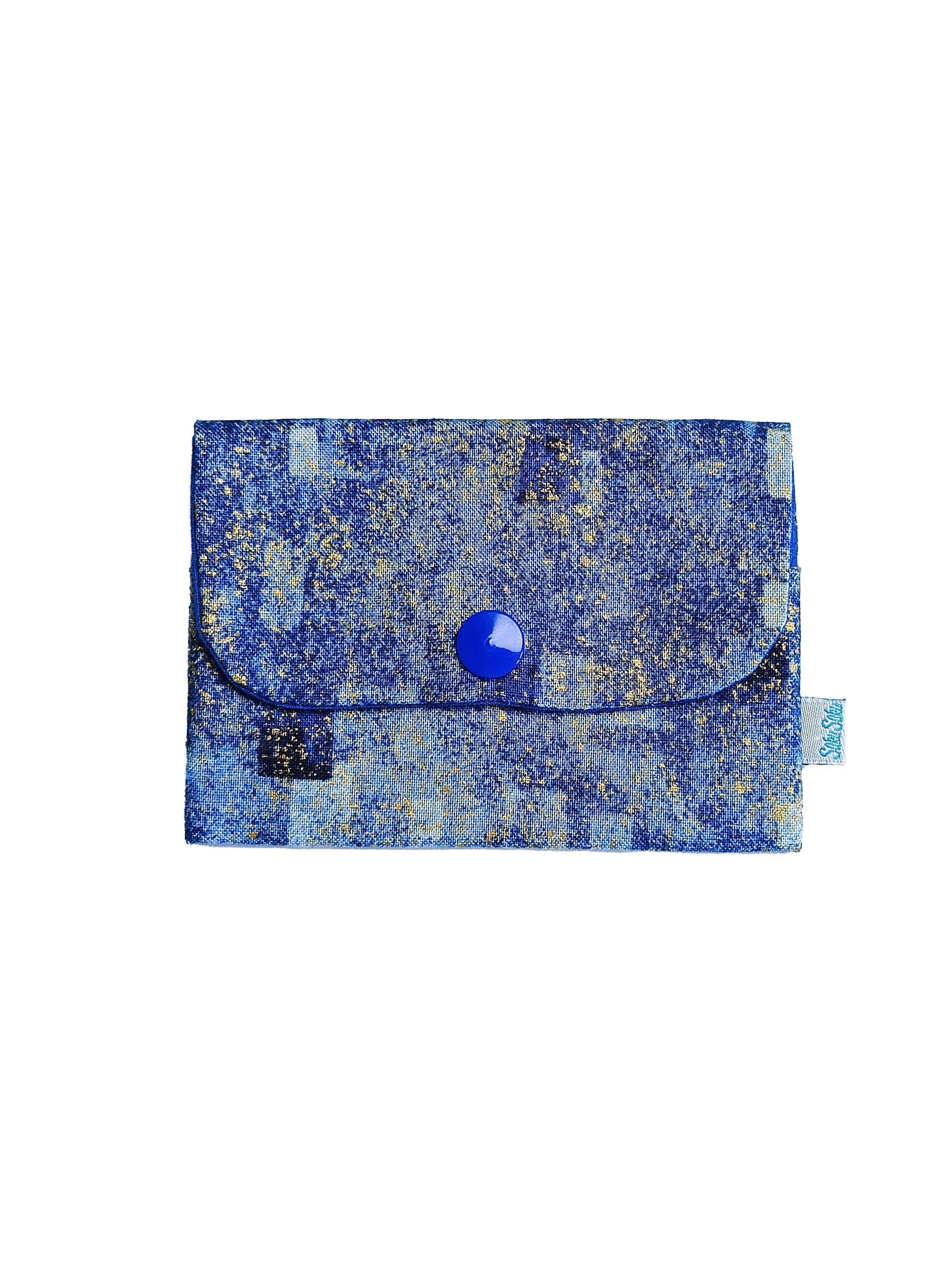 Porte Cartes Klimt Bleu
