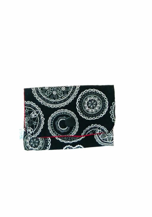 Porte Cartes Mandala Noir