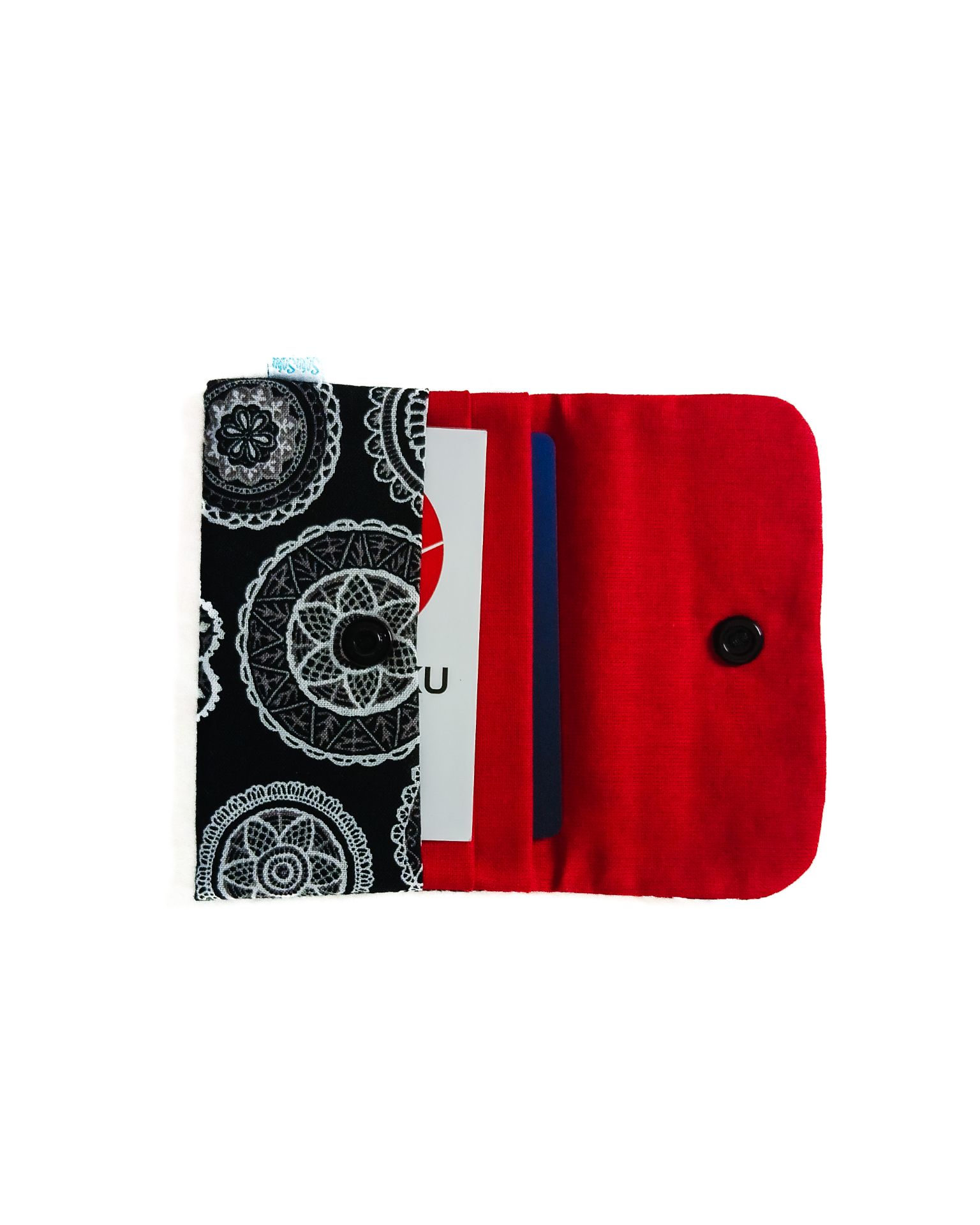 Porte Cartes Mandala Noir – Image 1