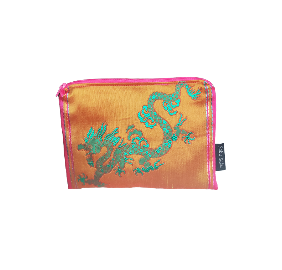 Grande Pochette Dragon Rose