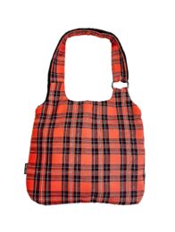 Sac à Mains Tartan Orange