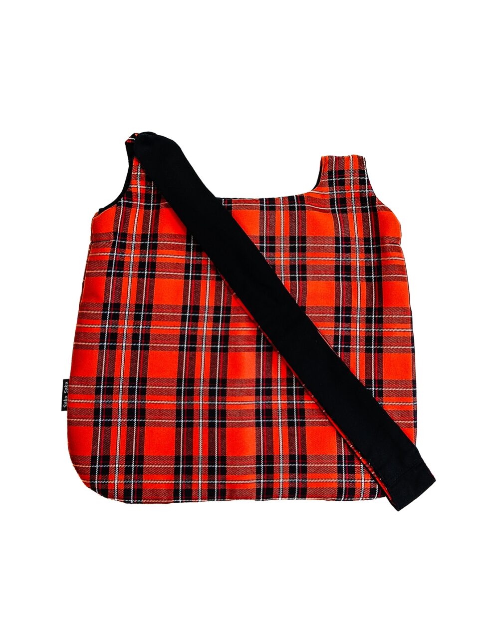 Sac à Mains Tartan Orange – Image 2