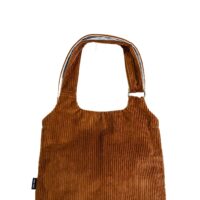 Sac à Mains Velours côtelé Caramel
