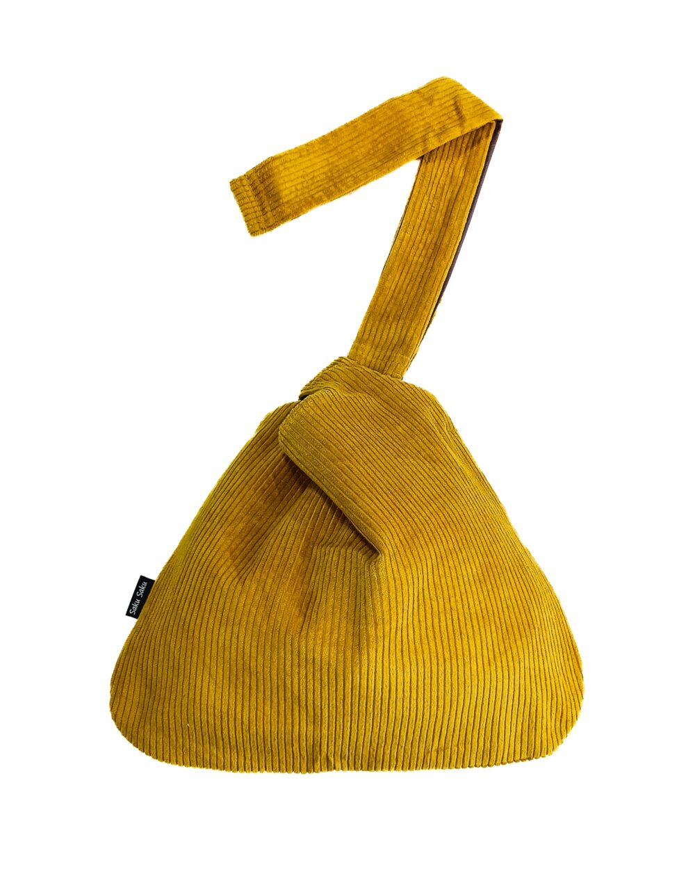 Sac à Mains Velours côtelé Safran – Image 3