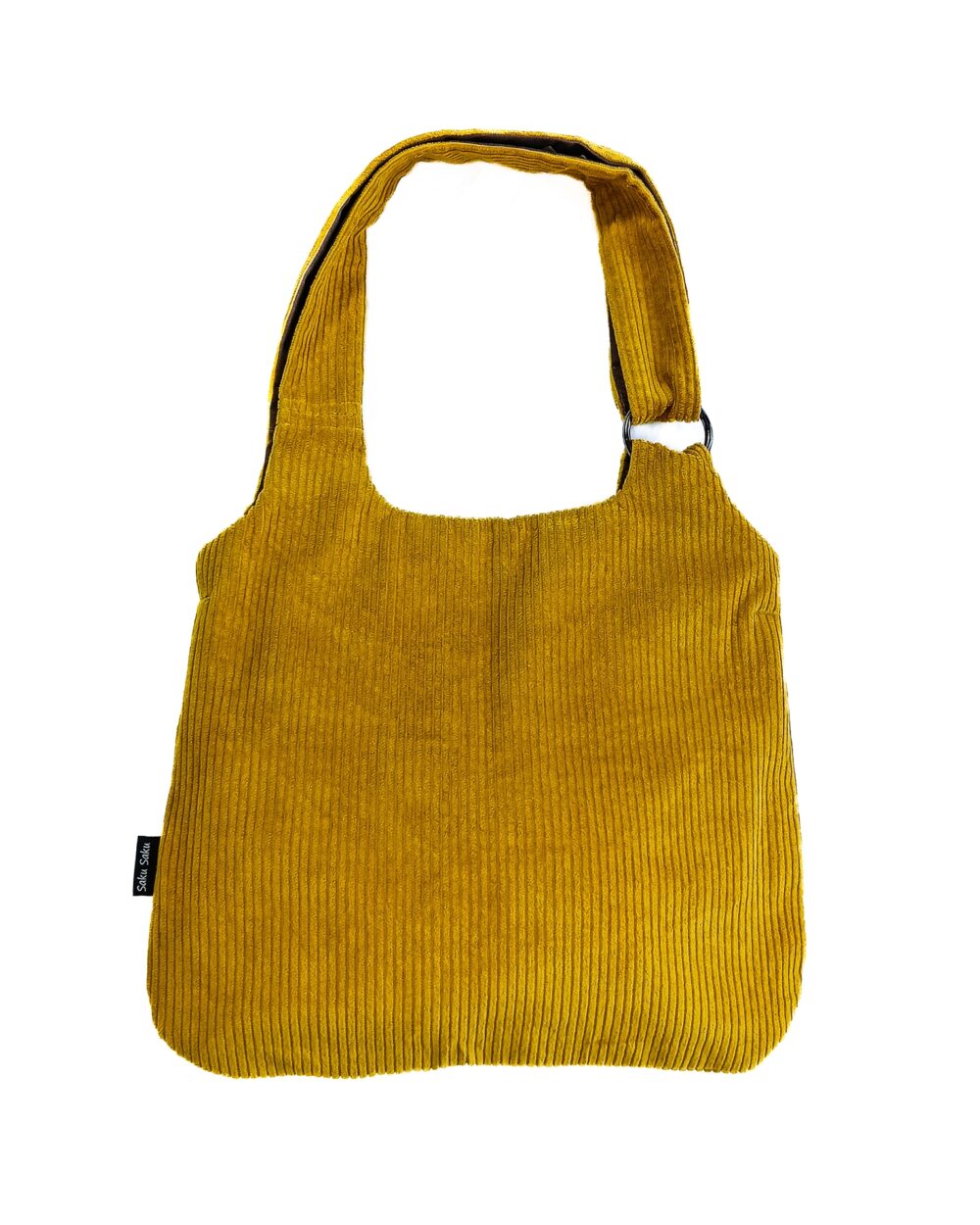 Sac à Mains Velours côtelé Safran