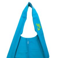 Zafu Turquoise Brodé Koi