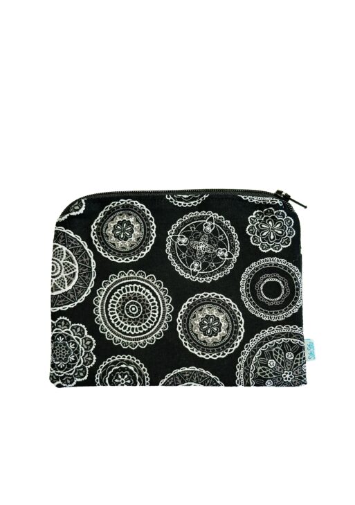 Petite Pochette Mandala Noir