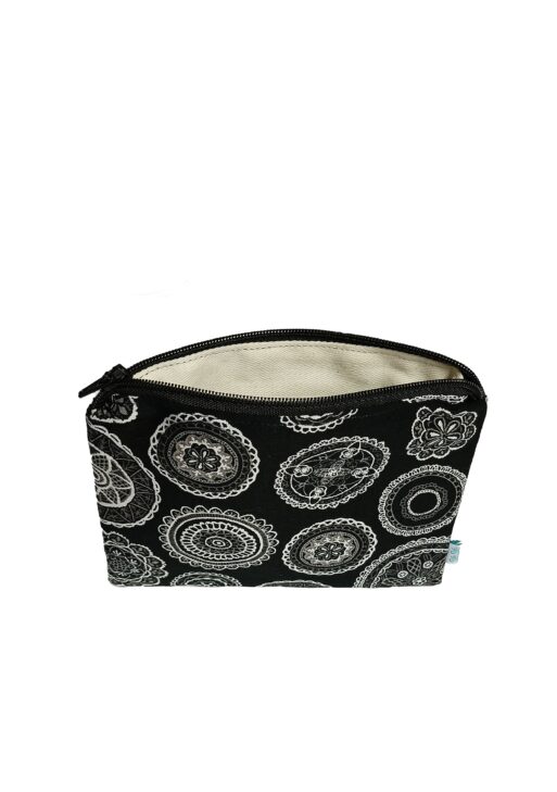 Petite Pochette Mandala Noir