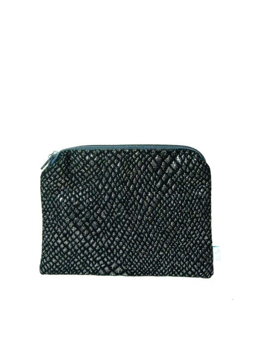 Petite Pochette Noir Argenté