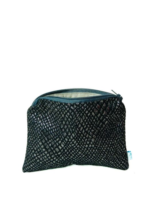 Petite Pochette Noir Argenté