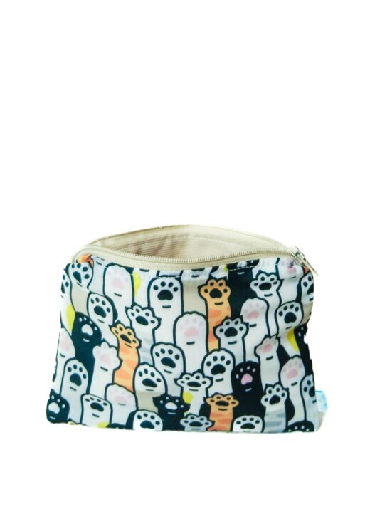 Petite Pochette Pattes de chats