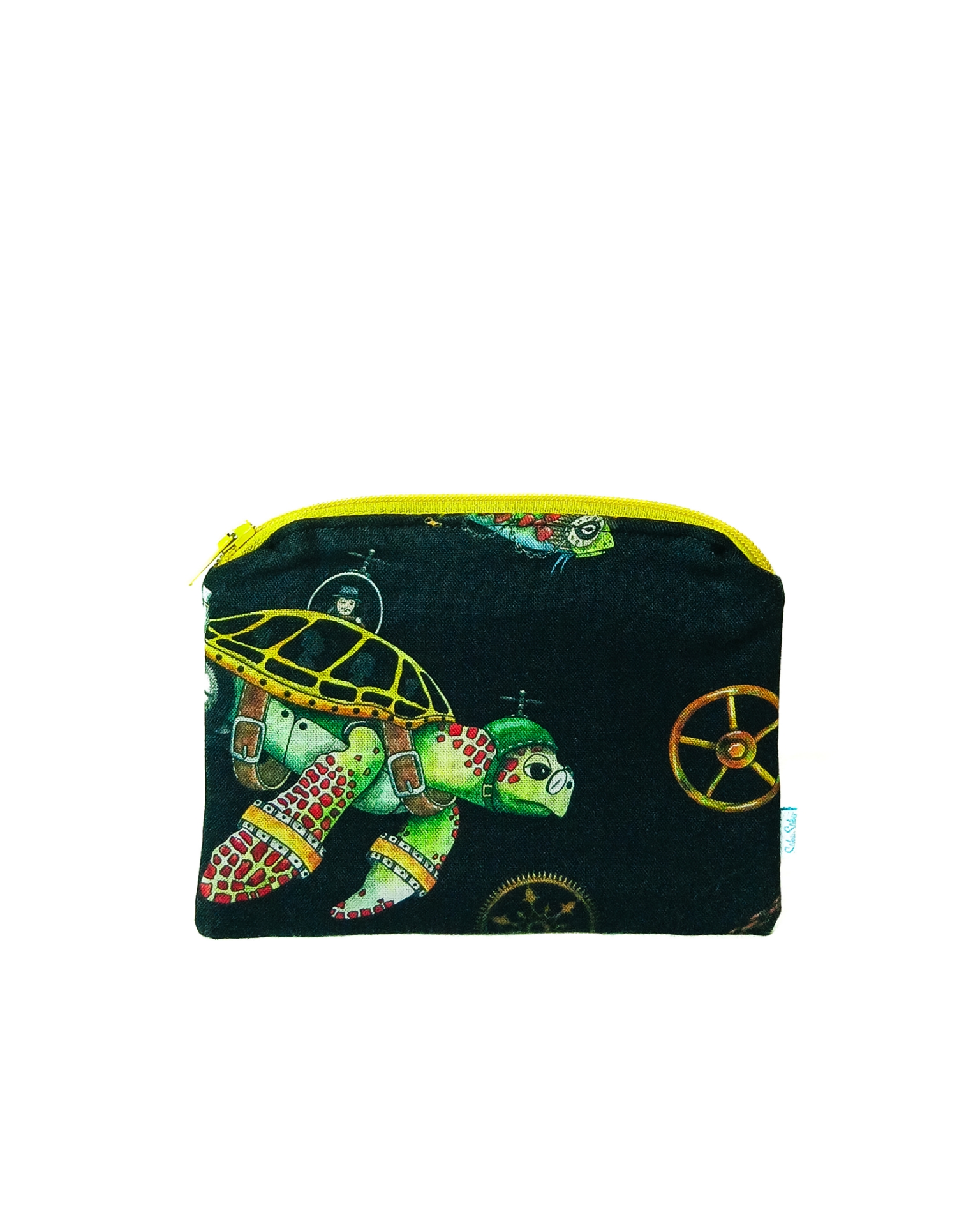 Petite Pochette Océan Steam Noir