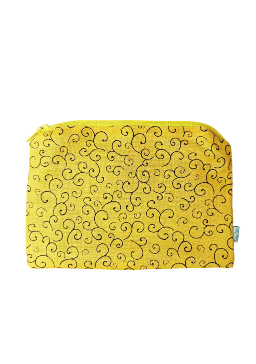 Petite Pochette Volutes Jaune