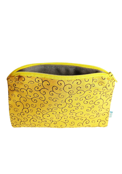 Petite Pochette Volutes Jaune