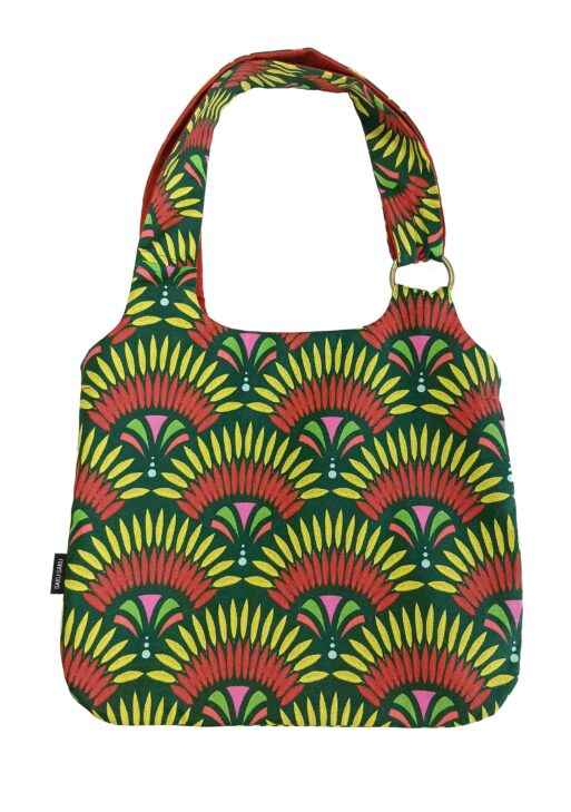 Sac à Mains Vert Palmes